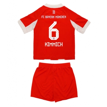 Billige Fotballdrakt Bayern Munich Joshua Kimmich #6 Replika Hjemmedraktsett Barn 2025-26 Kortermet (med bukser)